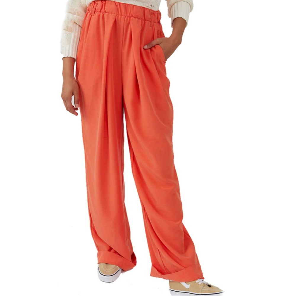 NEW! Rare Free People Nothin to Say pleated trouser